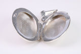 Large 35 mm Long Oval Shaped Locket, Made from Solid Sterling Silver
