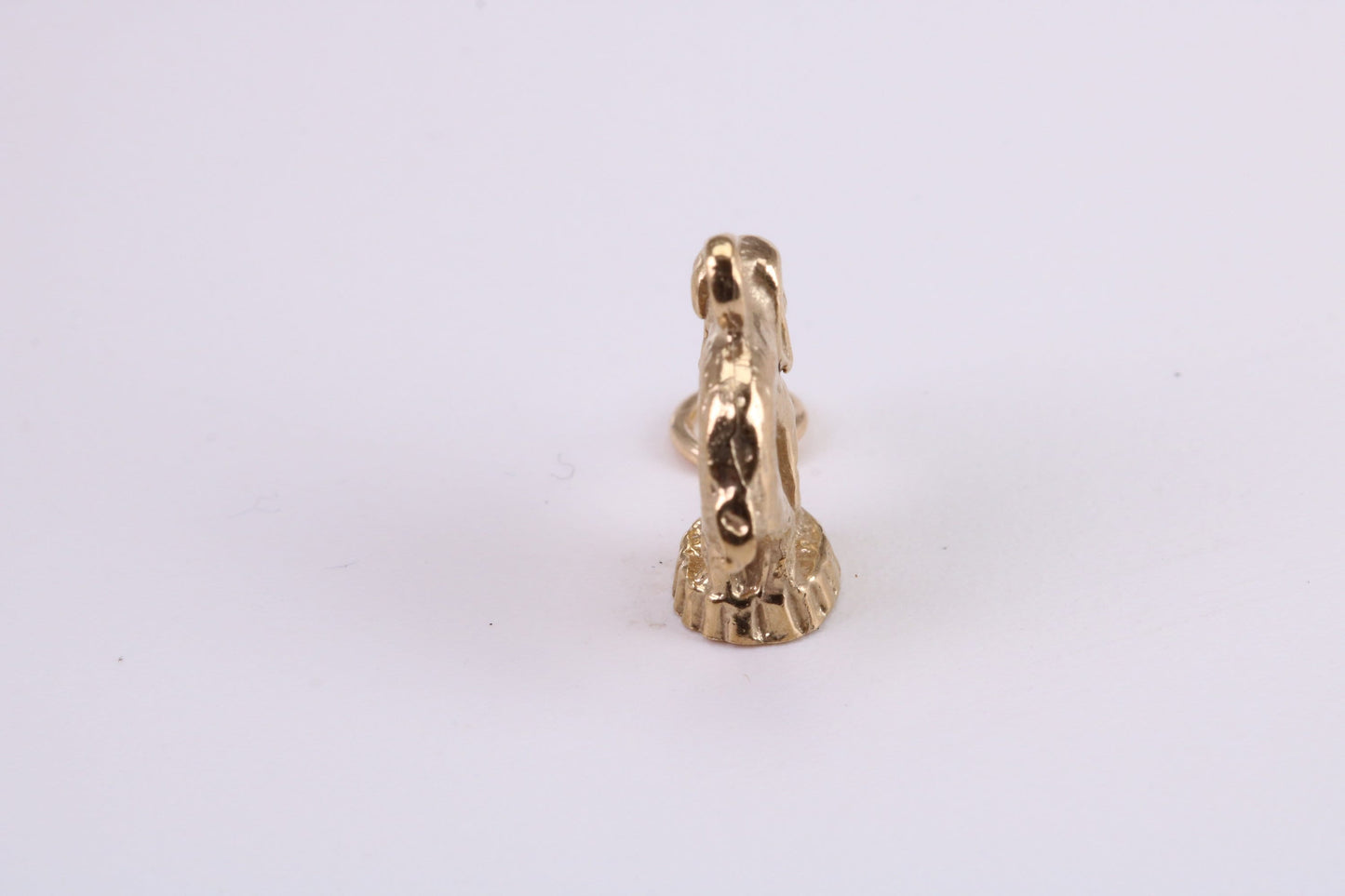 Circus Elephant Charm, Traditional Charm, Made from Solid Yellow Gold, British Hallmarked, Complete with Attachment Link