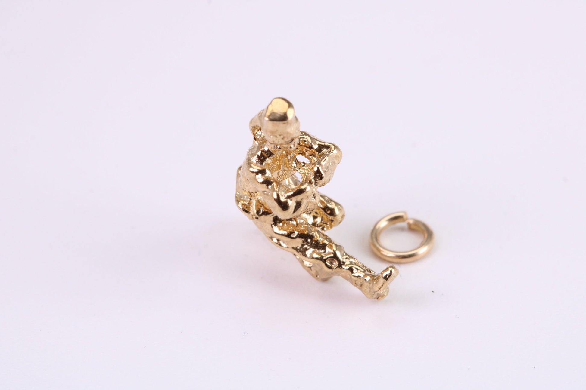 Cossack Charm, Traditional Charm, Made from Solid Yellow Gold, British Hallmarked, Complete with Attachment Link