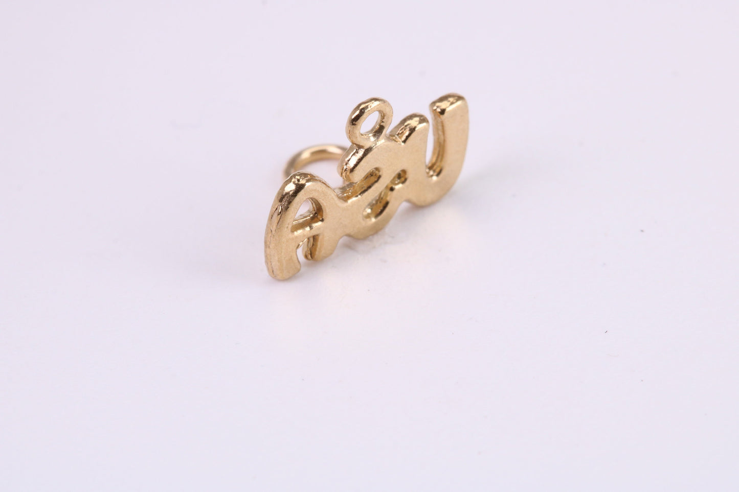 USA Charm, Traditional Charm, Made from Solid Yellow Gold, British Hallmarked, Complete with Attachment Link