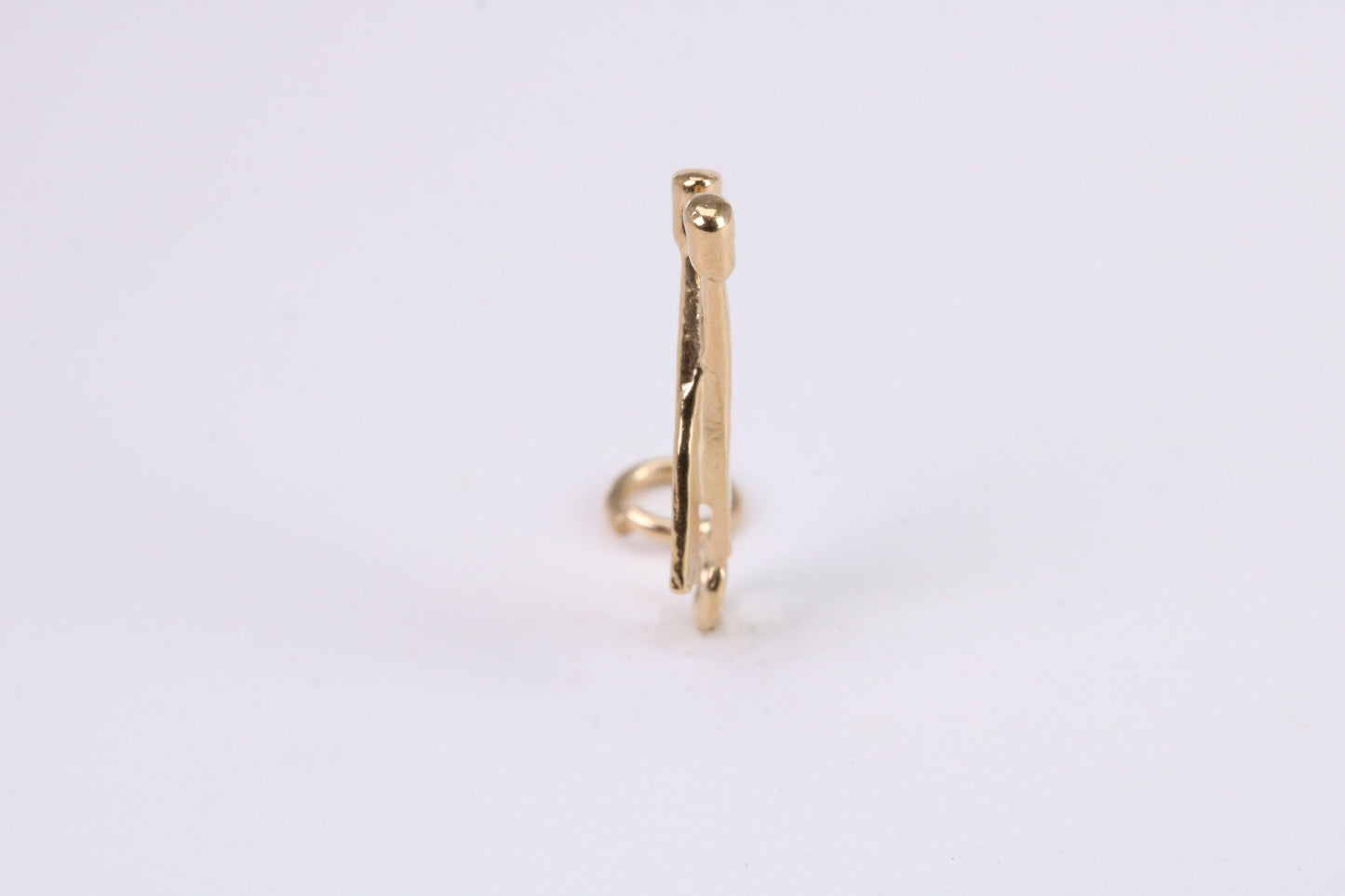 Spatula Charm, Traditional Charm, Made from Solid Yellow Gold, British Hallmarked, Complete with Attachment Link