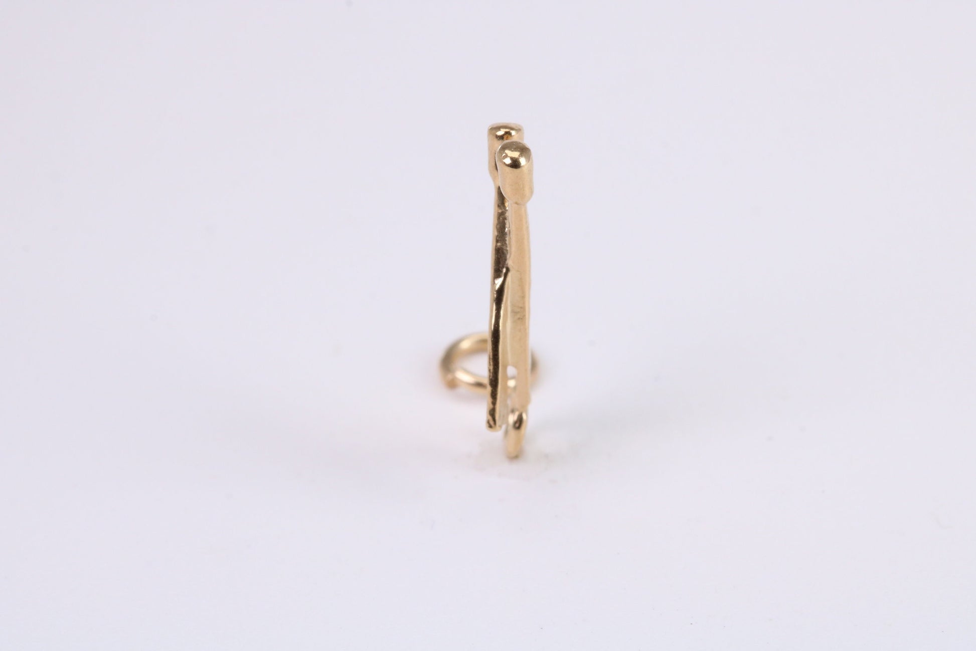 Spatula Charm, Traditional Charm, Made from Solid Yellow Gold, British Hallmarked, Complete with Attachment Link