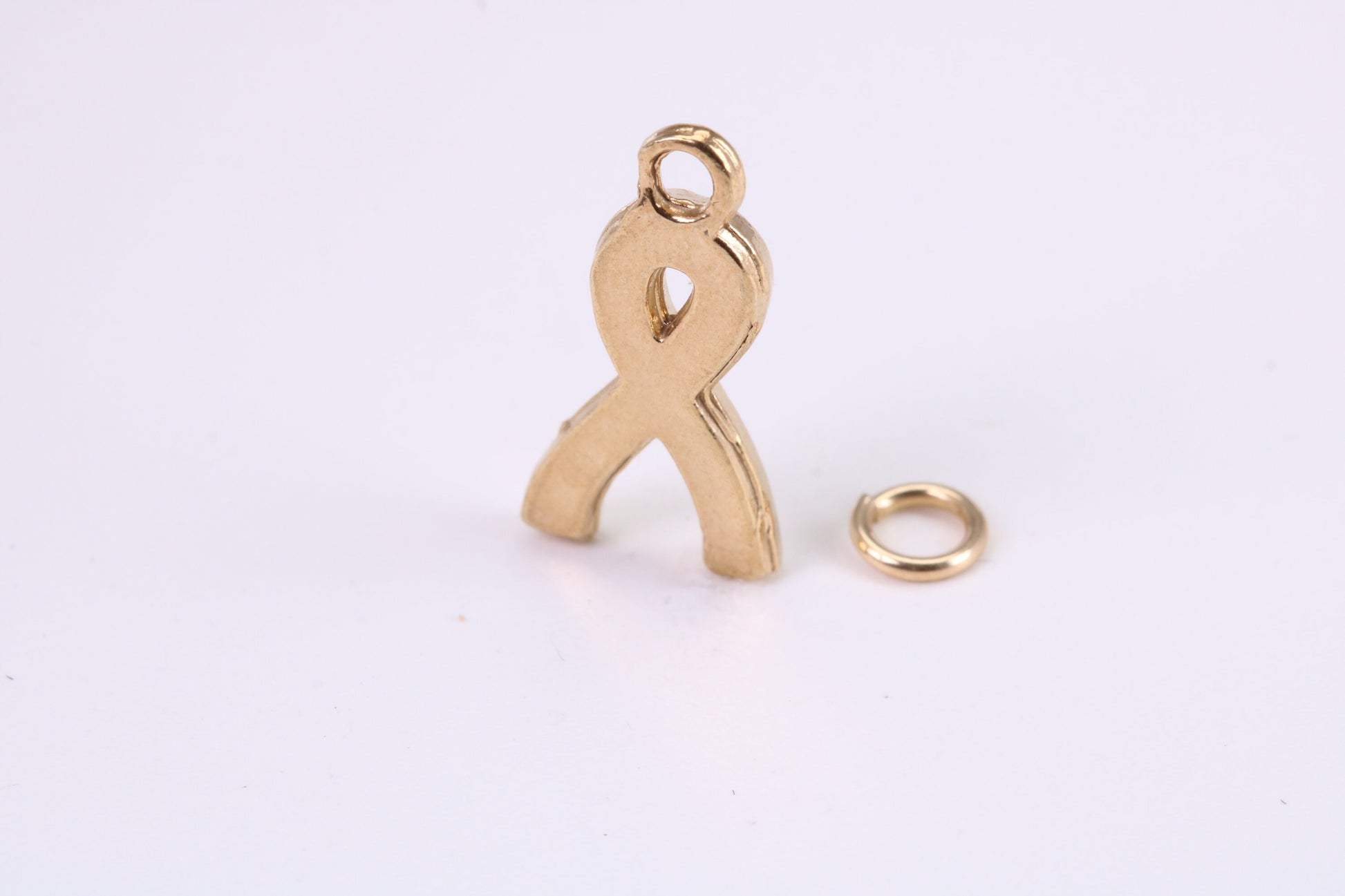 Survivor Charm, Traditional Charm, Made from Solid Yellow Gold, British Hallmarked, Complete with Attachment Link