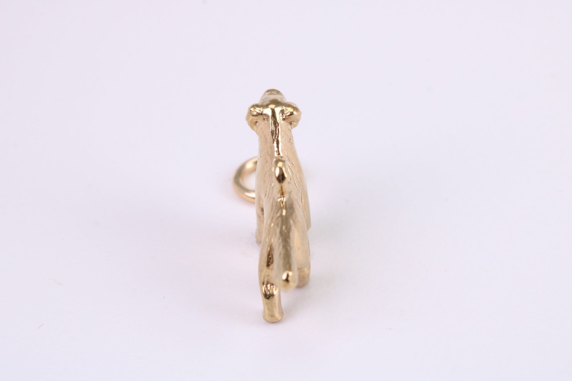 Pointer Dog Charm, Traditional Charm, Made from Solid Yellow Gold, British Hallmarked, Complete with Attachment Link