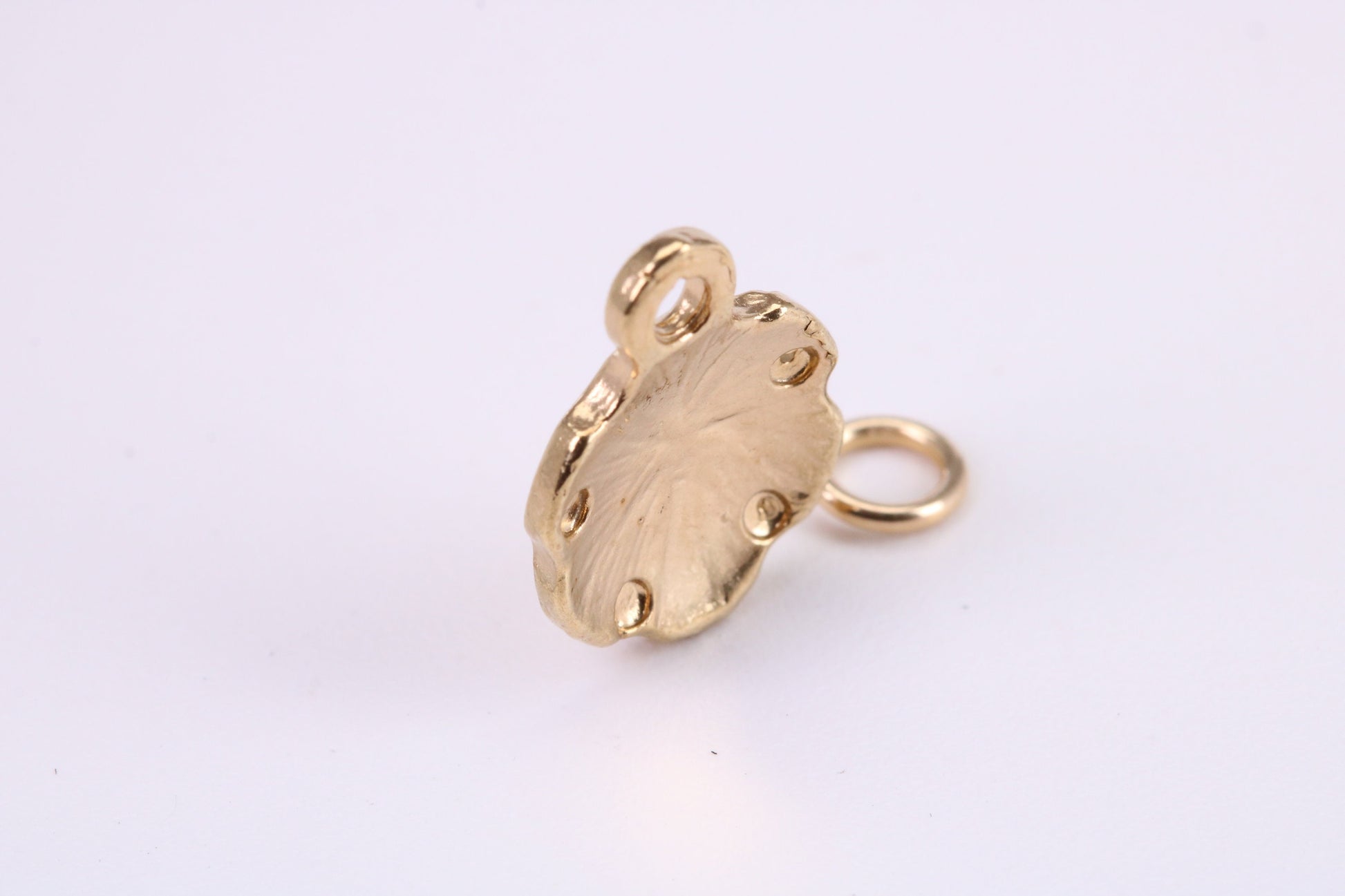 Star Fish Fossil Charm, Traditional Charm, Made from Solid Yellow Gold, British Hallmarked, Complete with Attachment Link