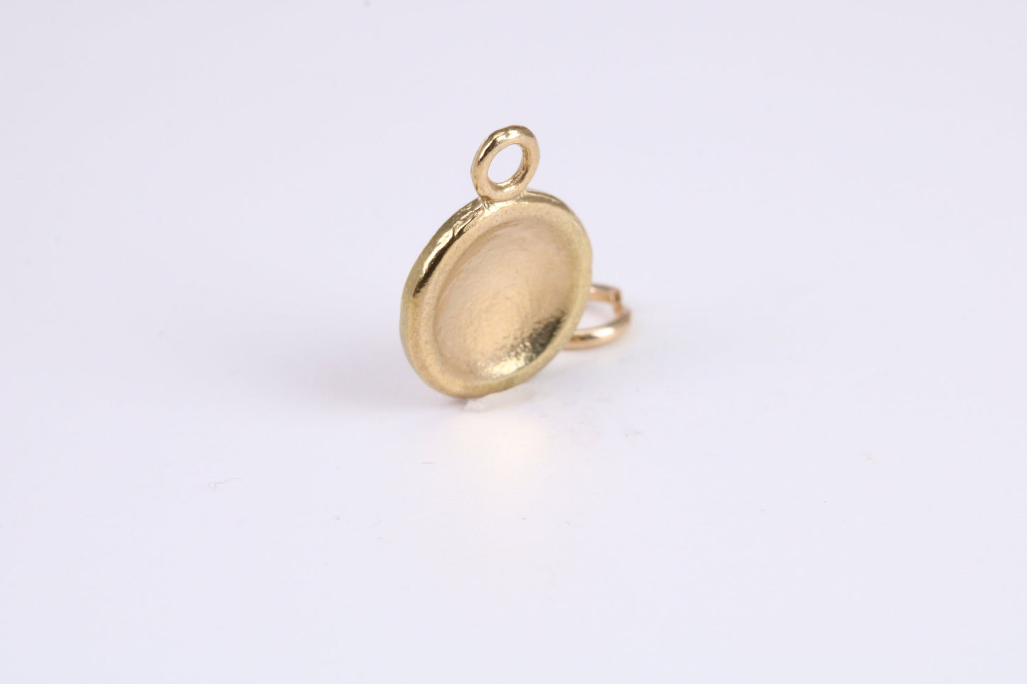 Foot Ball Charm, Traditional Charm, Made from Solid Yellow Gold, British Hallmarked, Complete with Attachment Link