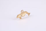 Manatee Charm, Traditional Charm, Made from Solid Yellow Gold, British Hallmarked, Complete with Attachment Link