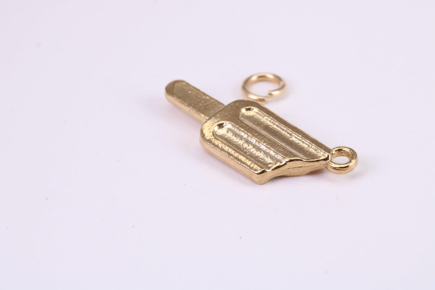 Ice Lolly Charm, Traditional Charm, Made from Solid Yellow Gold, British Hallmarked, Complete with Attachment Link