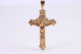 Chunky 45 mm Long Gold Crucifix, Made from Solid Yellow Gold, British Hallmarked