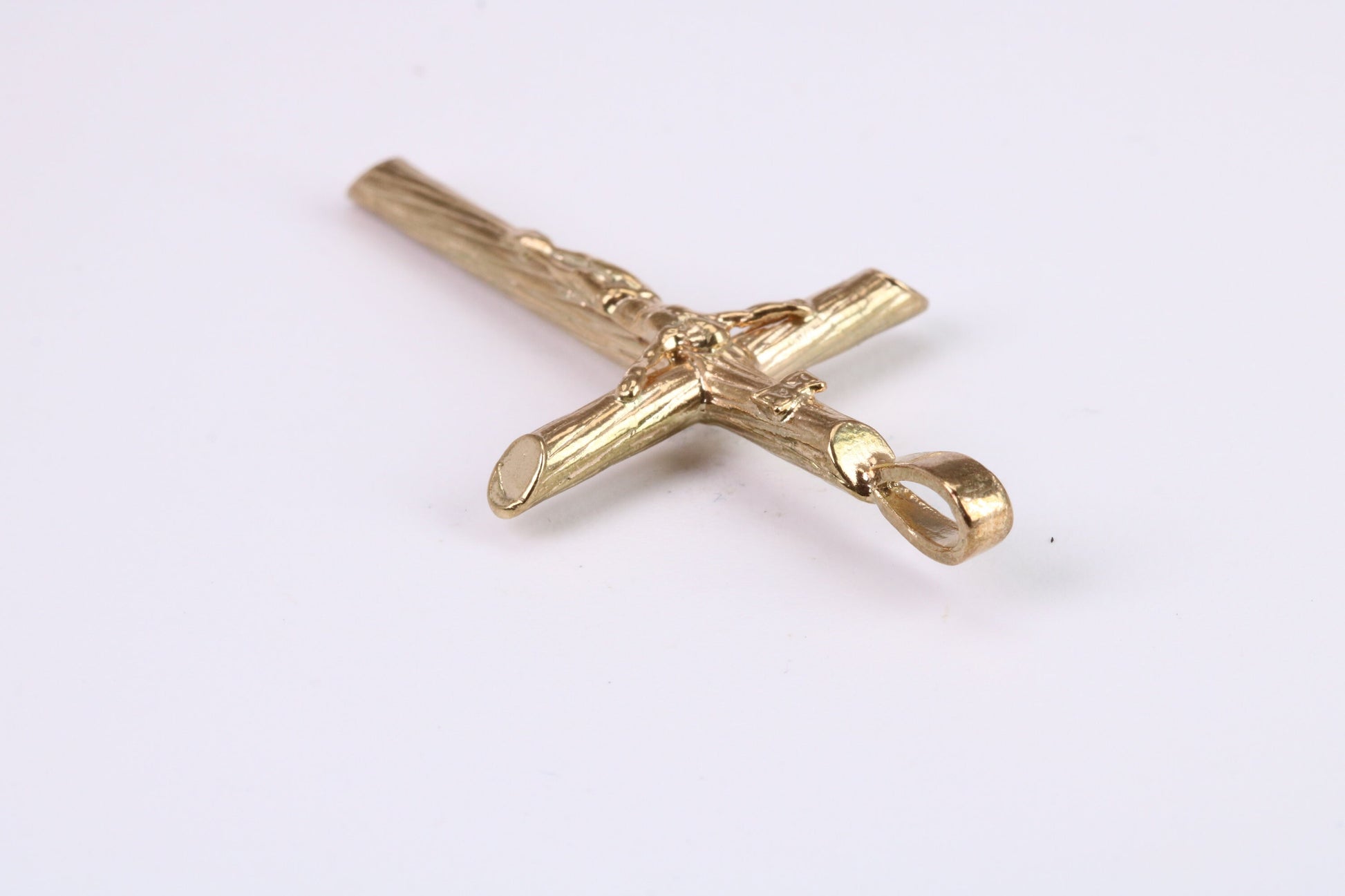 45 mm Long Gold Crucifix, Made from Solid Yellow Gold, British Hallmarked