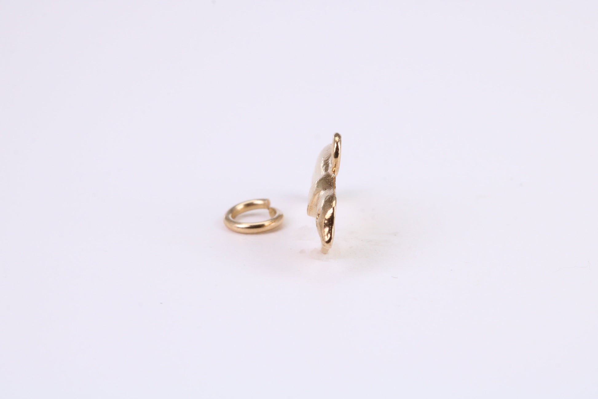 Manatee Charm, Traditional Charm, Made from Solid Yellow Gold, British Hallmarked, Complete with Attachment Link