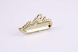 Cruise Ship Charm, Traditional Charm, Made from Solid Yellow Gold, British Hallmarked, Complete with Attachment Link