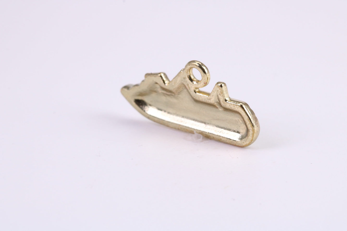 Cruise Ship Charm, Traditional Charm, Made from Solid Yellow Gold, British Hallmarked, Complete with Attachment Link