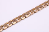 Diamond cut Curb Bracelet, Ideal for Ladies or Gents, Made From Solid Yellow Gold, British Hallmarked, Luxury Gift Boxed