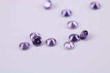 3.50mm Round cut AAA Grade Amethyst Cubic Zirconia, Top Colour and Luster, Calibrated Sizing, Multi Pack Buying Options