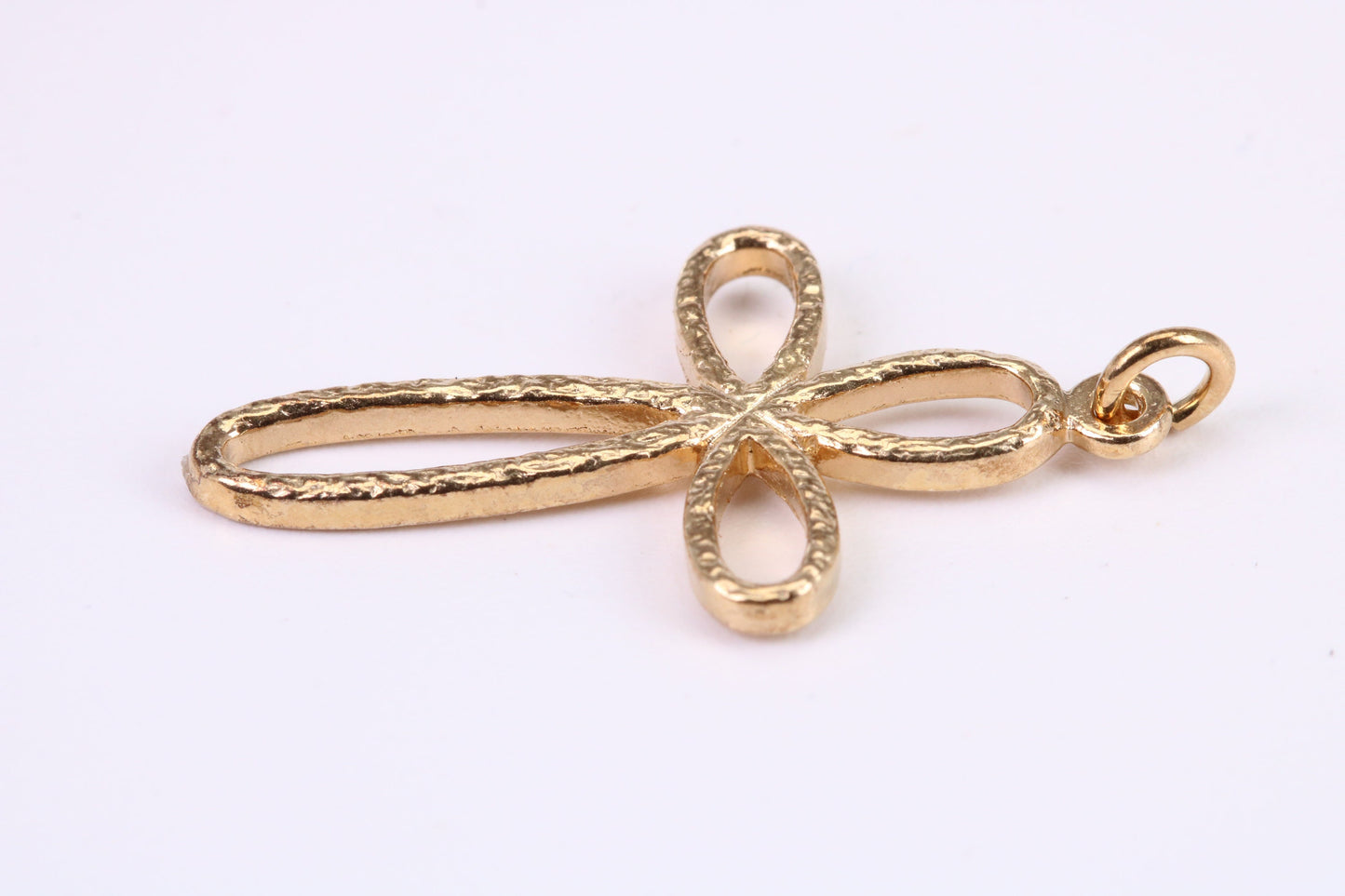 33 mm Long Cross Together with 18 Inch Long Chain, Made from Solid Yellow Gold, British Hallmarked