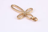 33 mm Long Cross Together with 18 Inch Long Chain, Made from Solid Yellow Gold, British Hallmarked