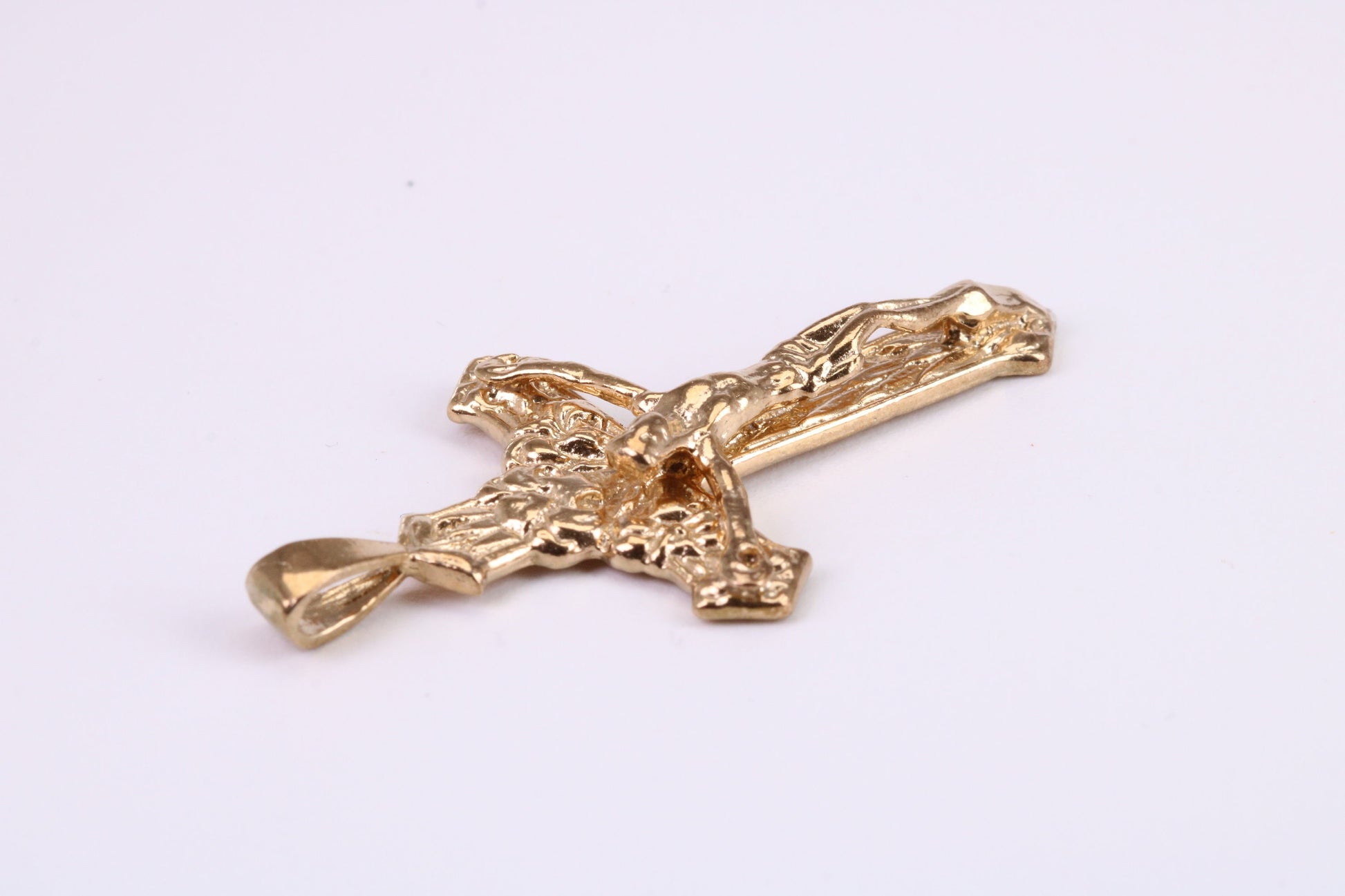Chunky 45 mm Long Gold Crucifix, Made from Solid Yellow Gold, British Hallmarked
