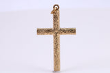 39 mm Long Gold Cross, Made from Solid Yellow Gold, British Hallmarked