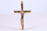 Large and Chunky 54 mm Long Gold Crucifix, Made from Solid Yellow Gold, British Hallmarked