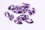 Marquise cut AAA Grade Amethyst Cubic Zirconia, Top Colour and Luster, Choice of Sizes, Calibrated Sizing, Multi Pack of 10