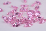 Marquise cut AAA Grade Pink Cubic Zirconia, Top Colour and Luster, Choice of Sizes, Calibrated Sizing, Multi Pack of 10