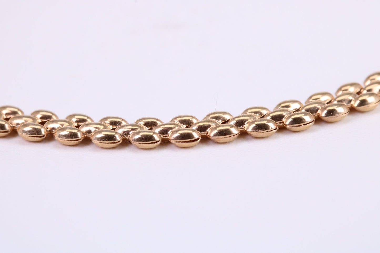 Fancy Link Bracelet, Made From Solid Yellow Gold, British Hallmarked, Luxury Gift Boxed