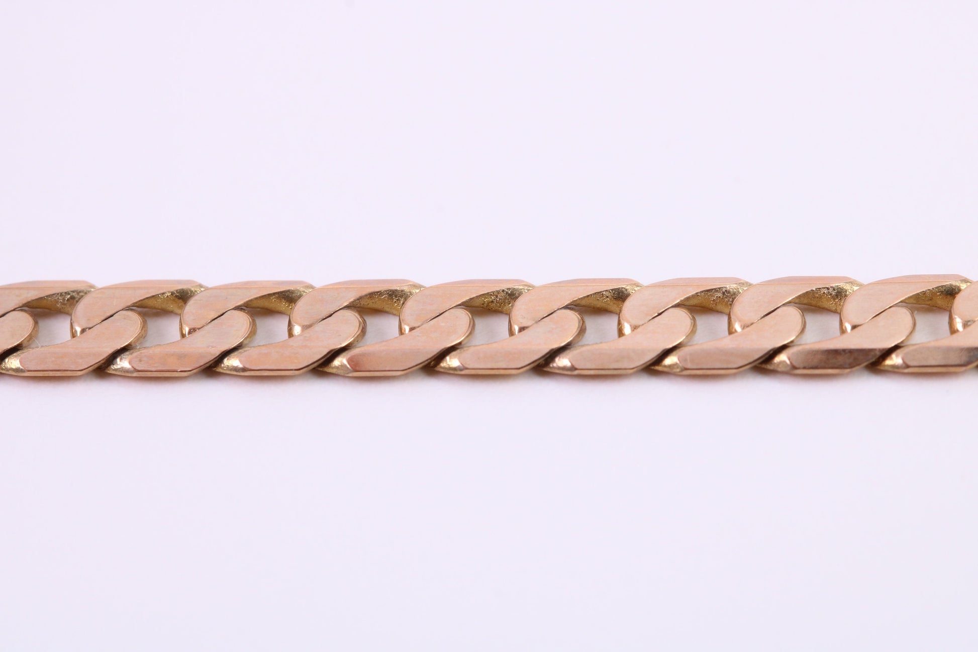 Diamond cut Curb Bracelet, Ideal for Ladies or Gents, Made From Solid Yellow Gold, British Hallmarked, Luxury Gift Boxed