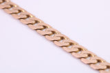 Diamond cut Curb Bracelet, Ideal for Ladies or Gents, Made From Solid Yellow Gold, British Hallmarked, Luxury Gift Boxed