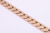 Diamond cut Curb Bracelet, Ideal for Ladies or Gents, Made From Solid Yellow Gold, British Hallmarked, Luxury Gift Boxed