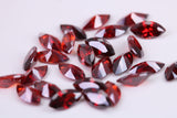 Marquise cut AAA Grade Garnet Cubic Zirconia, Top Colour and Luster, Choice of Sizes, Calibrated Sizing, Multi Pack of 10