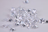 Square cut AAA Grade Diamond White Cubic Zirconia, Top Colour and Luster, Choice of Sizes, Calibrated Sizing, Multi Packs