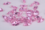 Marquise cut AAA Grade Pink Cubic Zirconia, Top Colour and Luster, Choice of Sizes, Calibrated Sizing, Multi Pack of 10