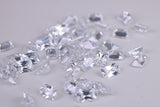 Emerald cut AAA Grade Diamond White Cubic Zirconia, Top Colour and Luster, Choice of Sizes, Calibrated Sizing, Multi Pack of 10