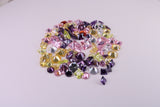 Assorted Pack of 100 AAA Grade Cubic Zirconia, Top Colour and Luster, Assorted Sizes, Shapes and Colours