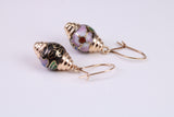 Vintage Look Dropper Earrings Made from 9ct Yellow Gold