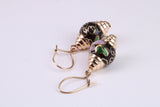 Vintage Look Dropper Earrings Made from 9ct Yellow Gold