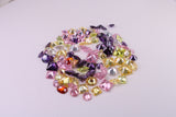 Assorted Pack of 100 AAA Grade Cubic Zirconia, Top Colour and Luster, Assorted Sizes, Shapes and Colours