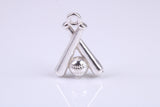 Baseball Set Charm, Traditional Charm, Made from Solid 925 Grade Sterling Silver, Complete with Attachment Link
