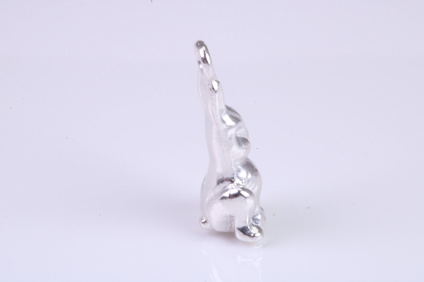 Bunny Rabbit Charm, Traditional Charm, Made from Solid 925 Grade Sterling Silver, Complete with Attachment Link