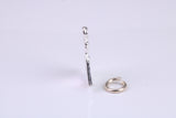 Party Dress Charm, Traditional Charm, Made from Solid 925 Grade Sterling Silver, Complete with Attachment Link
