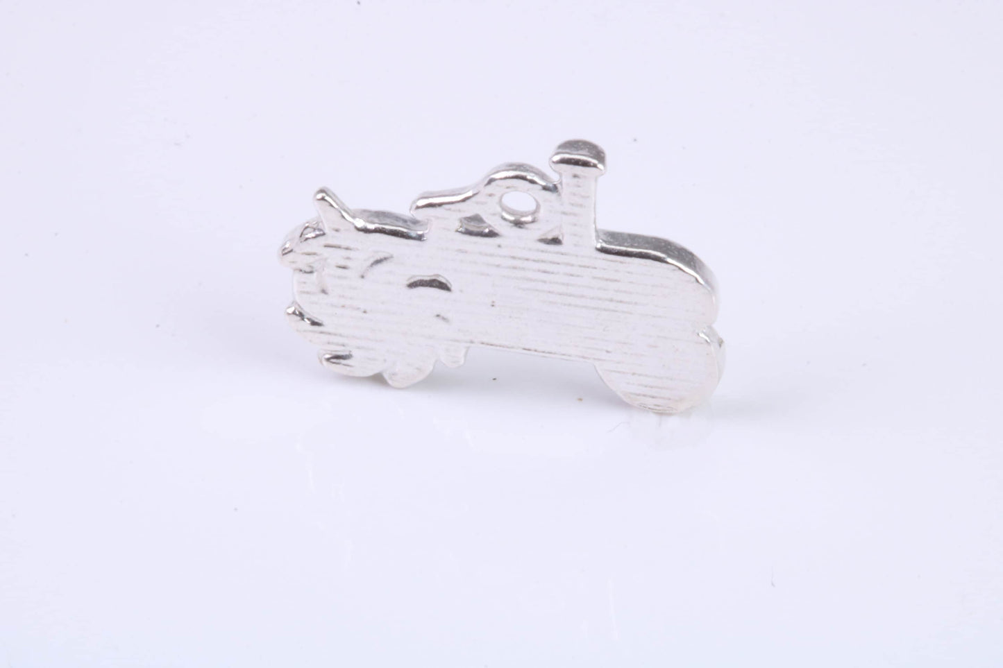 Farm Tractor Charm, Traditional Charm, Made from Solid 925 Grade Sterling Silver, Complete with Attachment Link