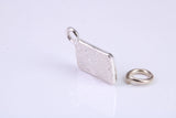 Egg Box Charm, Traditional Charm, Made from Solid 925 Grade Sterling Silver, Complete with Attachment Link