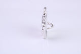 Shopping Bag Charm, Traditional Charm, Made from Solid 925 Grade Sterling Silver, Complete with Attachment Link