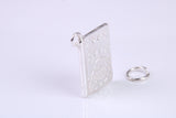 Cook Book Charm, Traditional Charm, Made from Solid 925 Grade Sterling Silver, Complete with Attachment Link