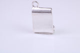 Diploma Charm, Graduation Cap Charm, Traditional Charm, Made from Solid 925 Grade Sterling Silver, Complete with Attachment Link