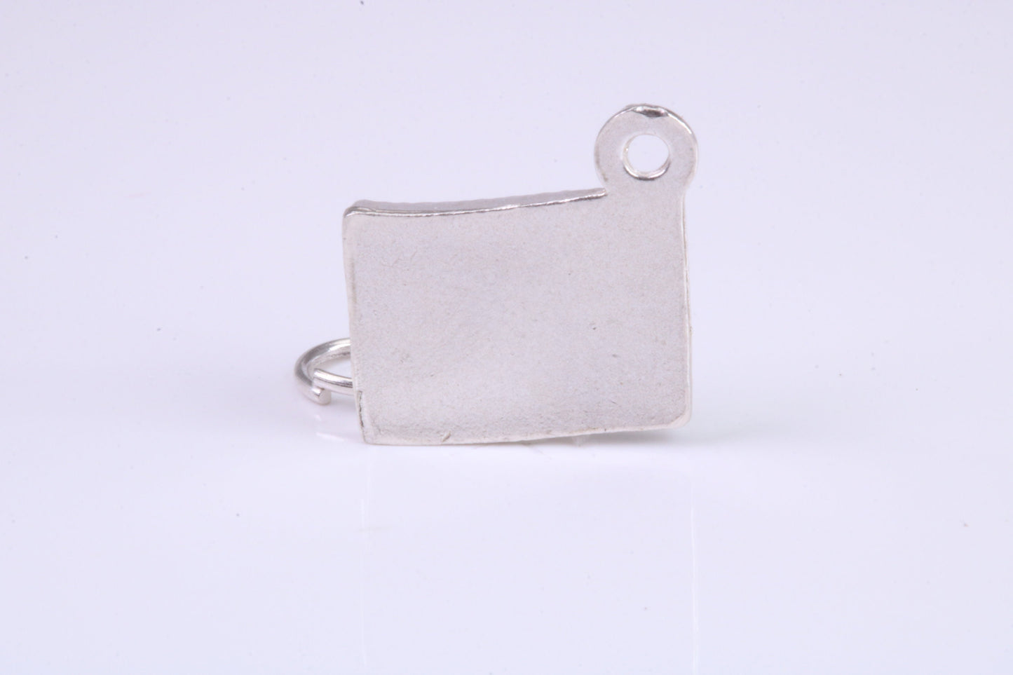 Birth Certificate Charm, Traditional Charm, Made from Solid 925 Grade Sterling Silver, Complete with Attachment Link