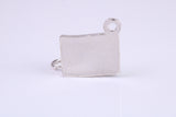 Birth Certificate Charm, Traditional Charm, Made from Solid 925 Grade Sterling Silver, Complete with Attachment Link