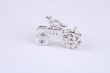 Farm Tractor Charm, Traditional Charm, Made from Solid 925 Grade Sterling Silver, Complete with Attachment Link