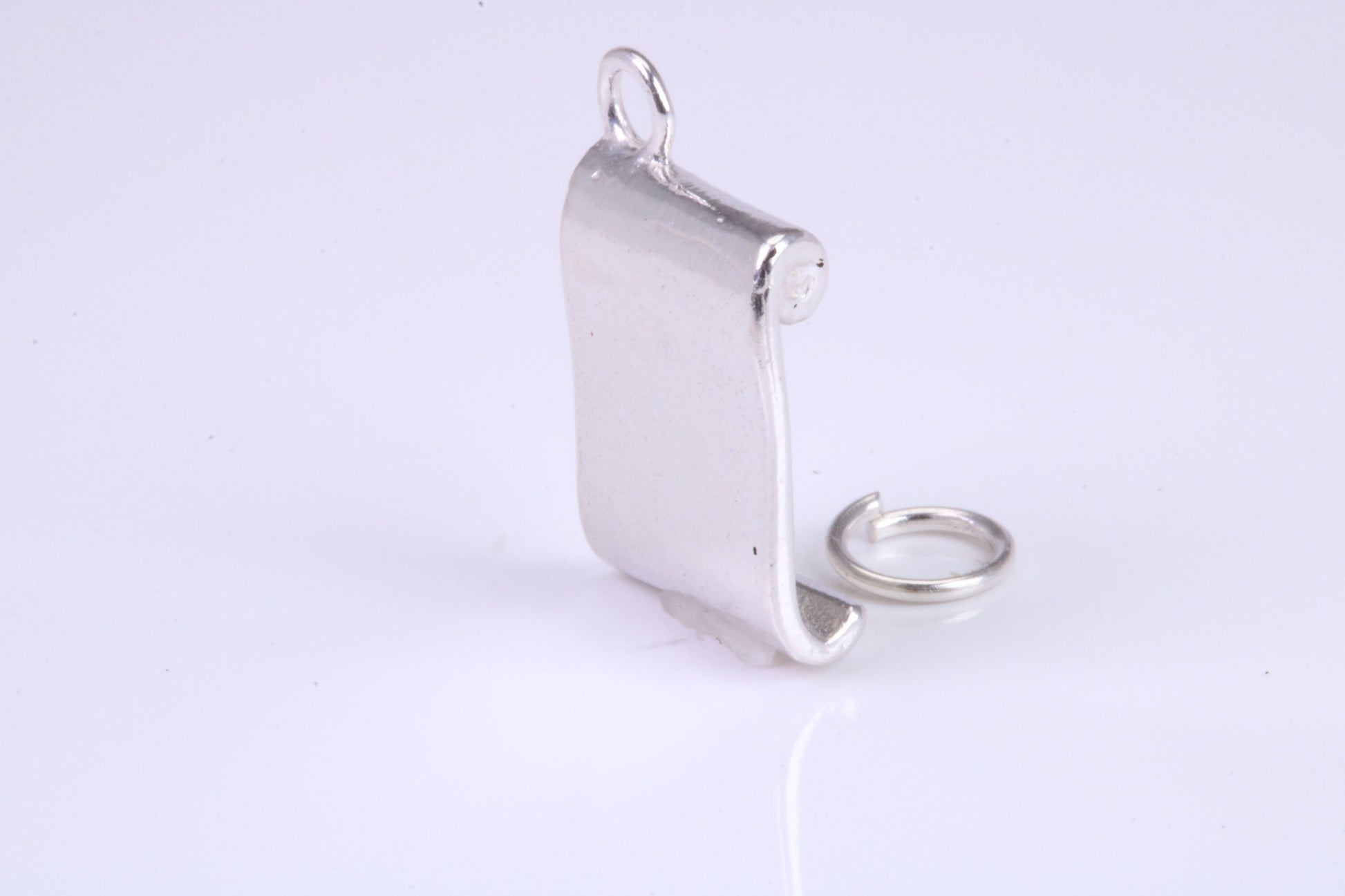 Diploma Charm, Graduation Cap Charm, Traditional Charm, Made from Solid 925 Grade Sterling Silver, Complete with Attachment Link